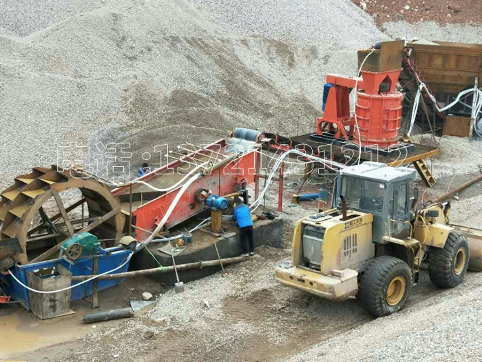 1500立式磨砂机应用河卵石制砂